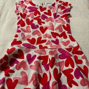 Girls heart dress
